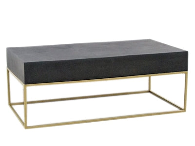 BIDK Home Cast Aluminum Rectangle Coffee Table