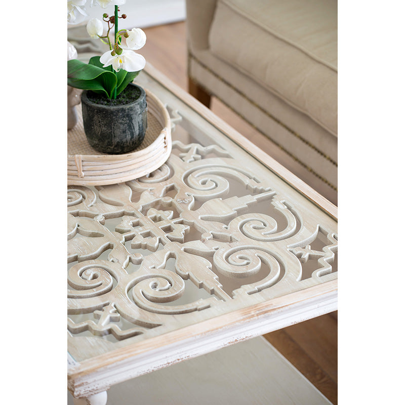 A&B Home Wooden Coffee Table