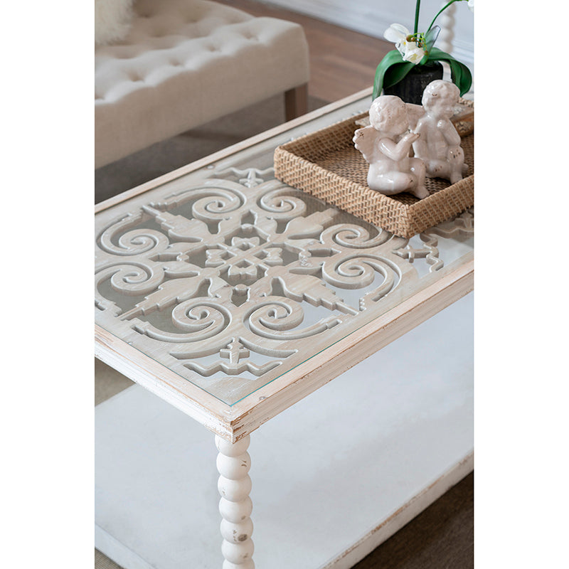 A&B Home Wooden Coffee Table