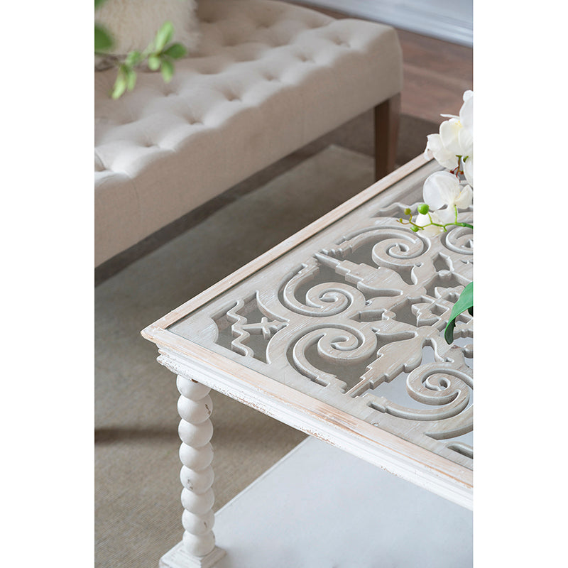 A&B Home Wooden Coffee Table