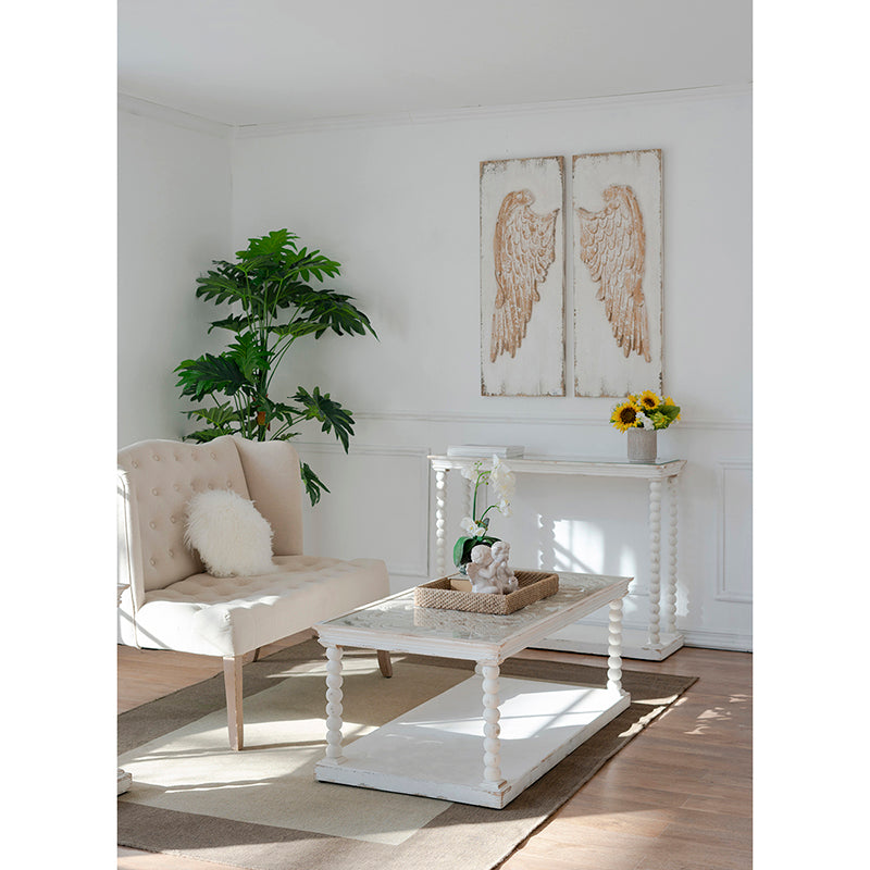 A&B Home Wooden Coffee Table