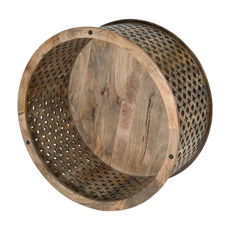 A&B Home Jali Cutting Coffee Table Set