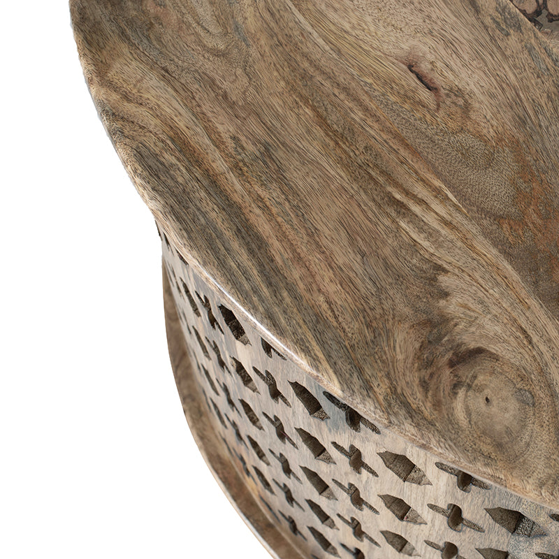 A&B Home Jali Cutting Coffee Table Set