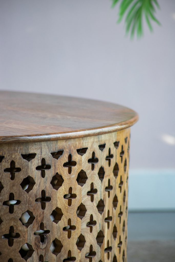 A&B Home Jali Cutting Coffee Table Set