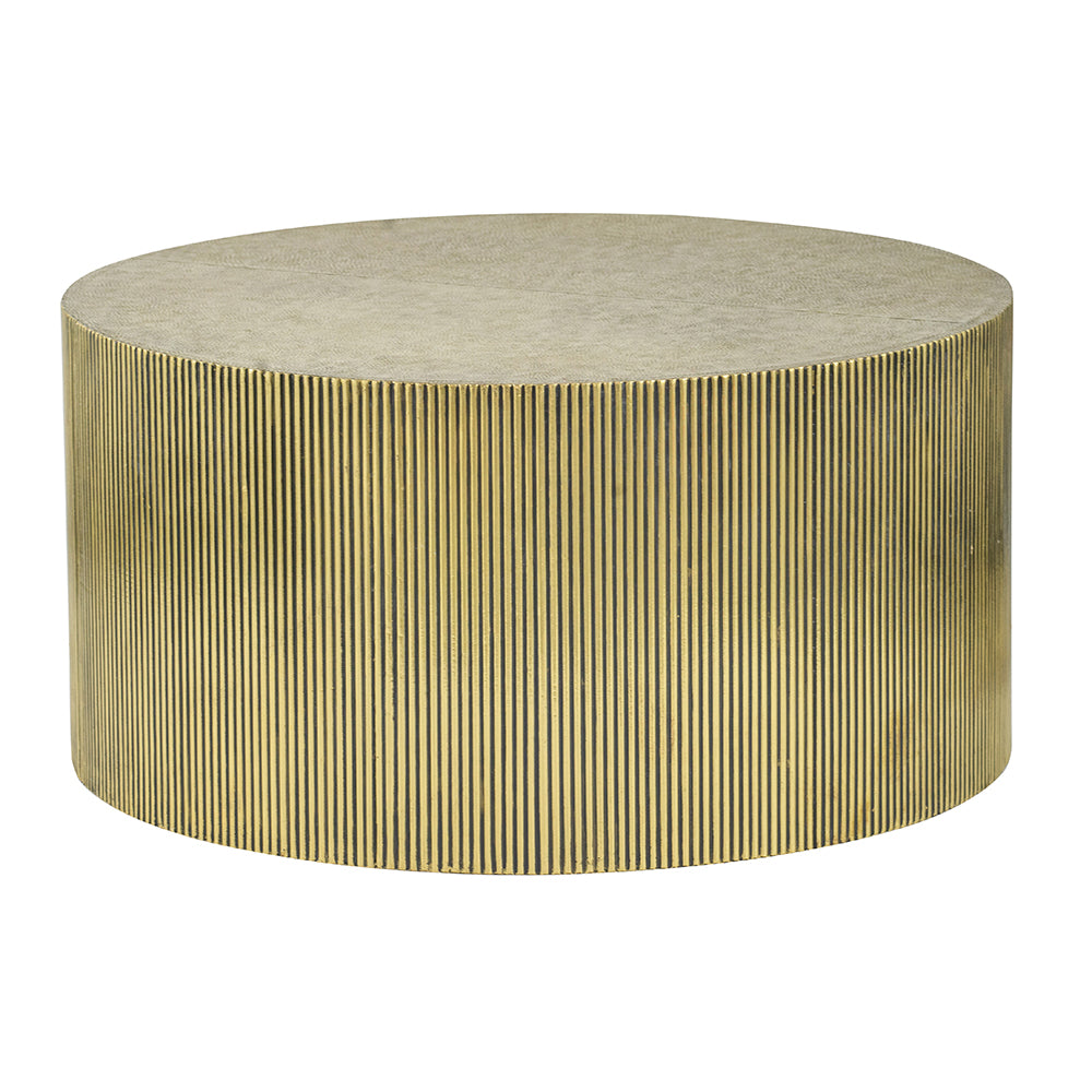 A&B Home Scalloped Round Coffee