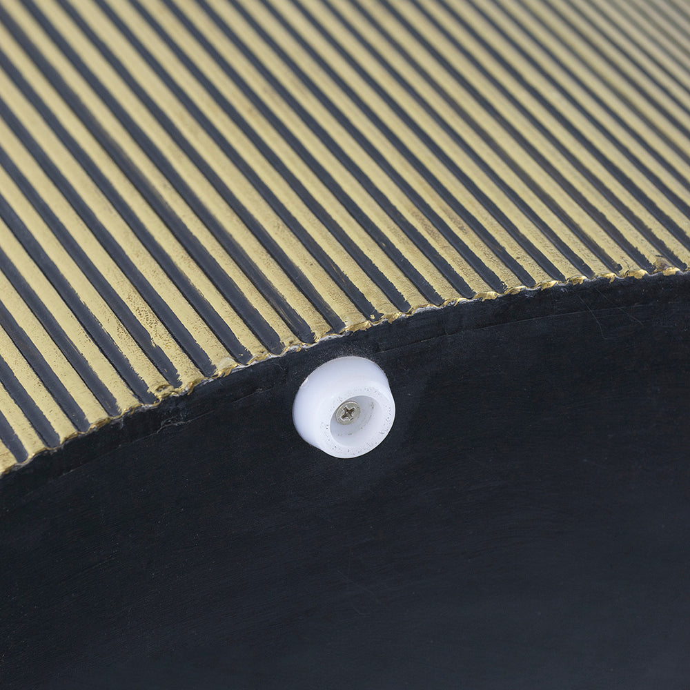 A&B Home Scalloped Round Coffee