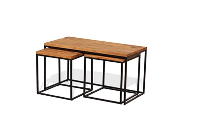 BIDK Home Set Of Three Nested Coffee Tables