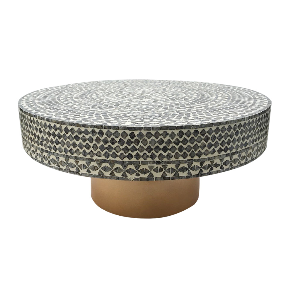 A&B Home Capiz Coffee Table