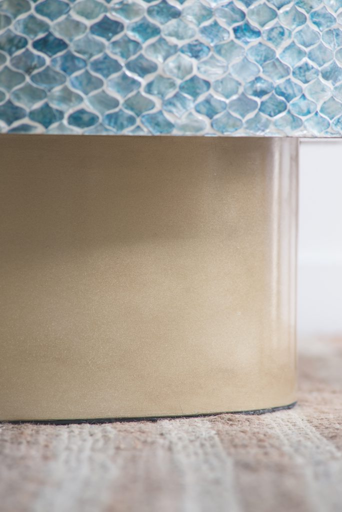 A&B Home Capiz Coffee Table