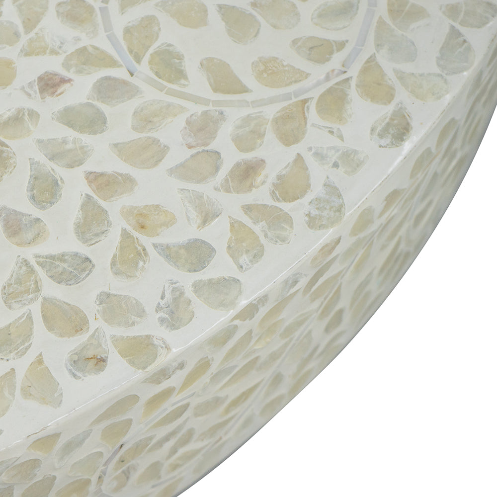 A&B Home Capiz Coffee Table