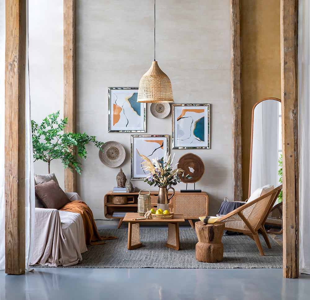 A&B Home Teak Coffee Table