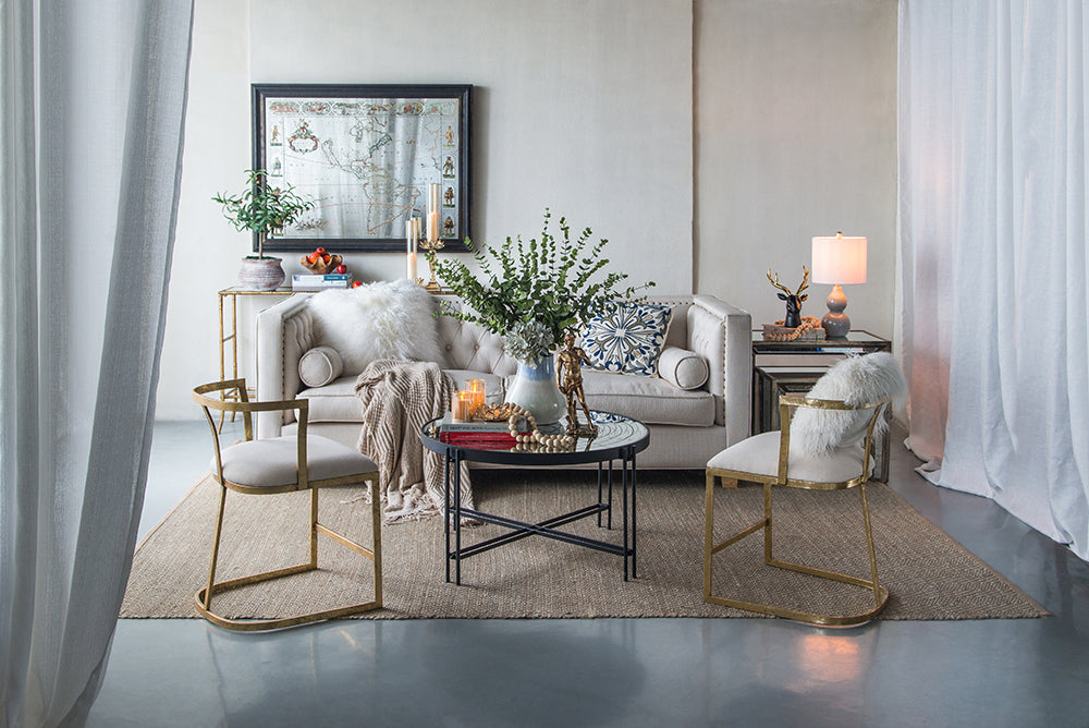 A&B Home Mirror Coffee Table