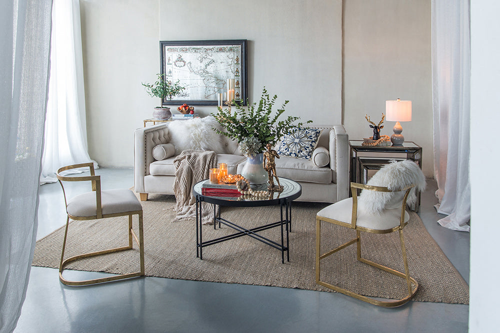 A&B Home Mirror Coffee Table