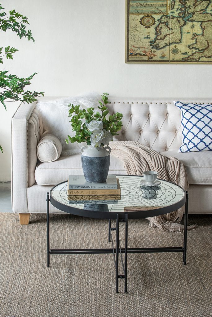 A&B Home Mirror Coffee Table