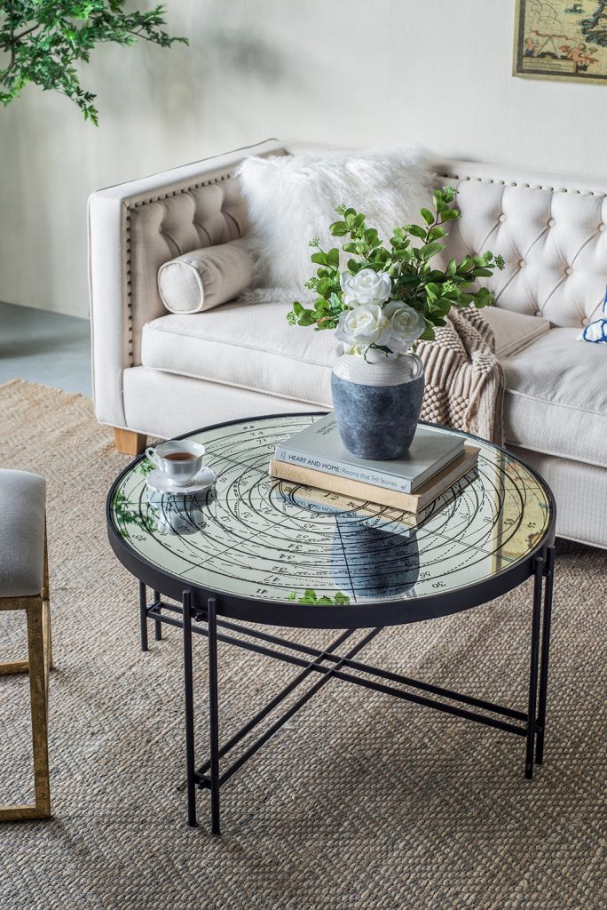 A&B Home Mirror Coffee Table