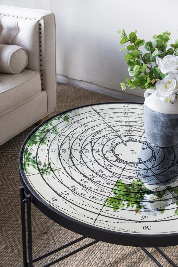A&B Home Mirror Coffee Table