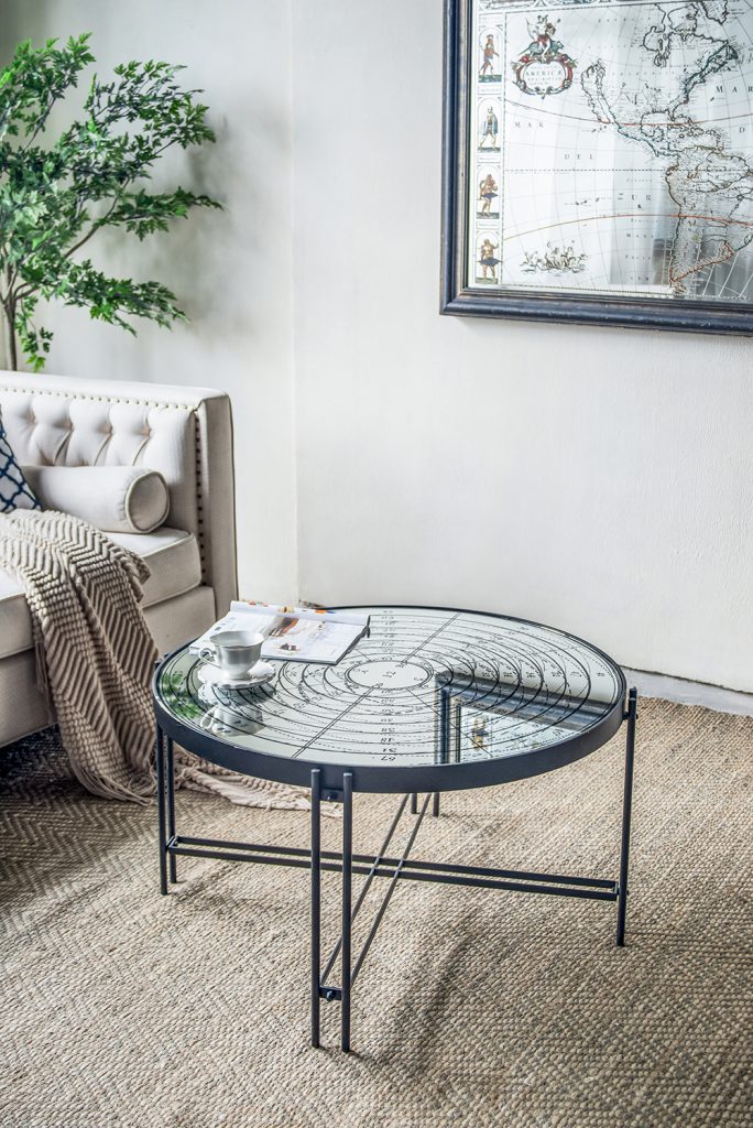 A&B Home Mirror Coffee Table