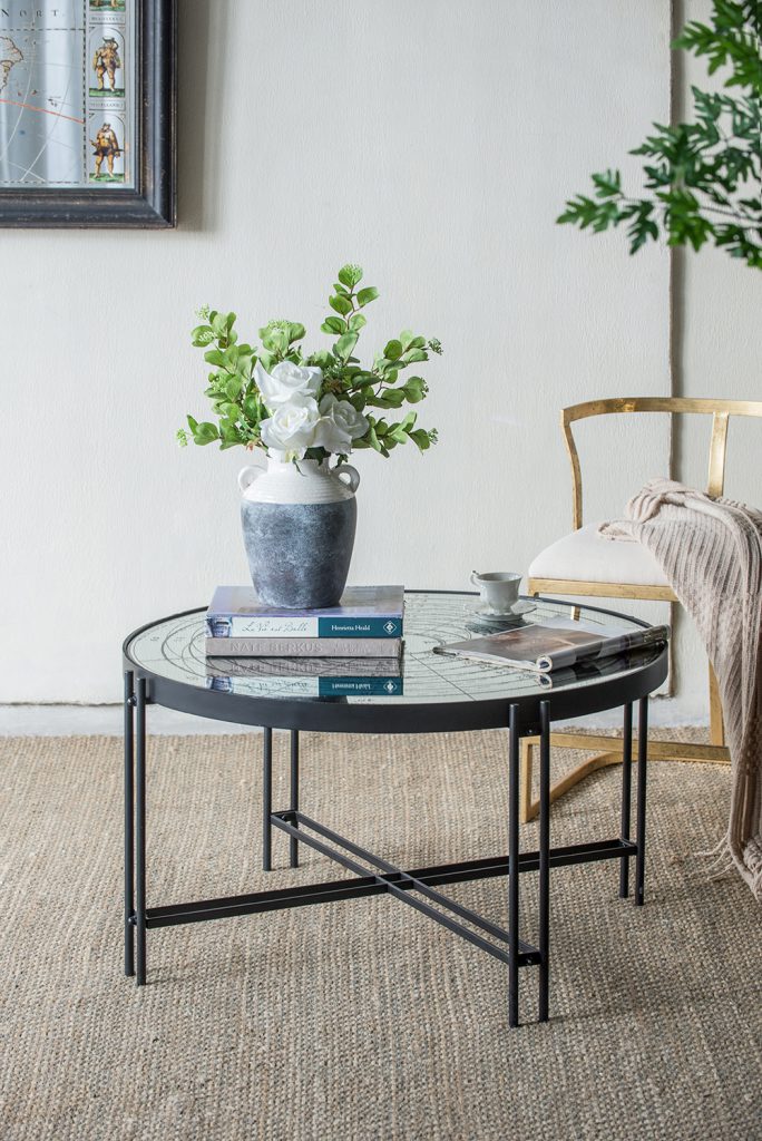 A&B Home Mirror Coffee Table