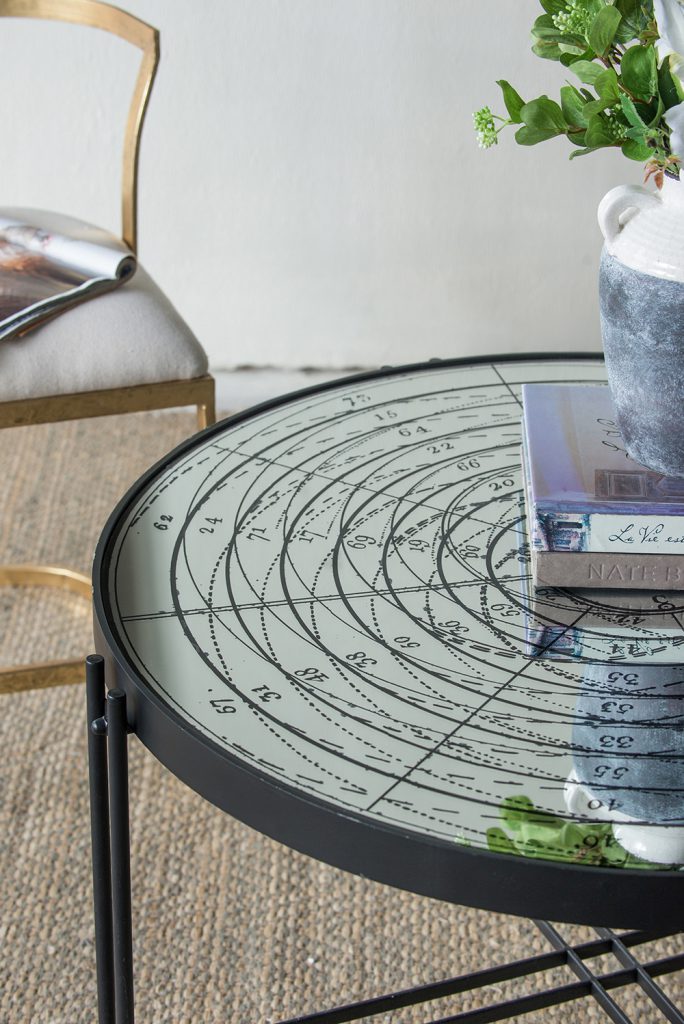 A&B Home Mirror Coffee Table