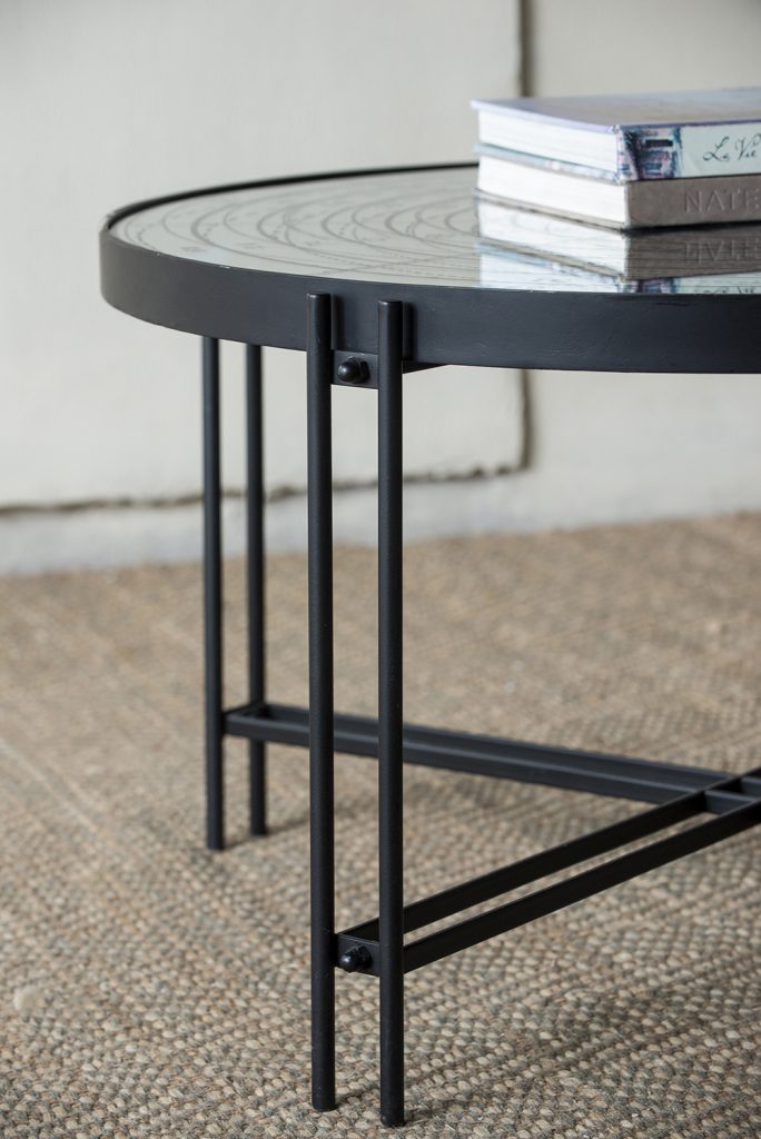 A&B Home Mirror Coffee Table