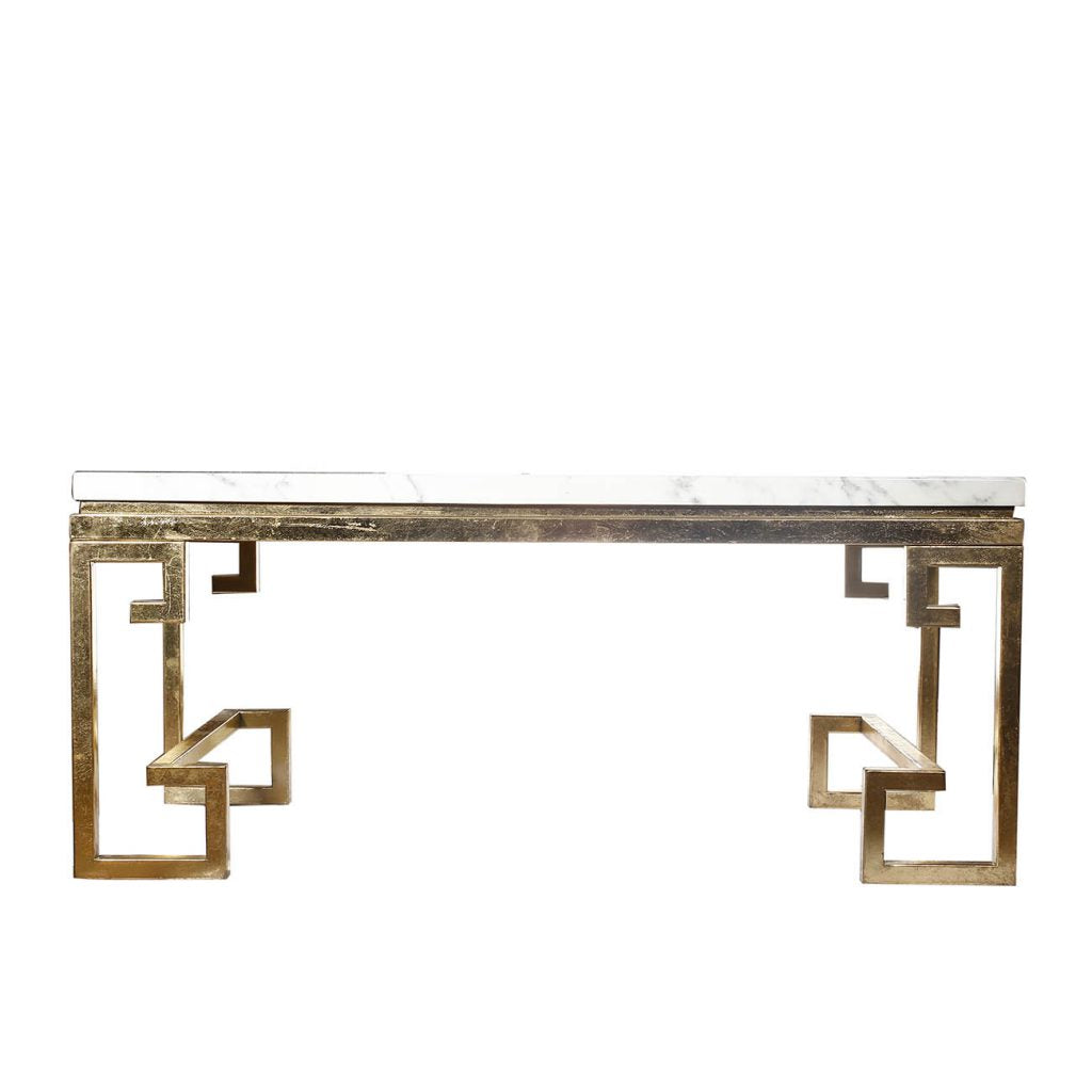 A&B Home Phoenecian Nights Marble Coffee Table