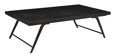 BIDK Home Ohio Mango Wood Coffee Table - Black