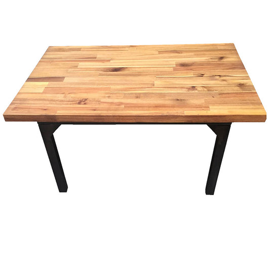 A&B Home Acacia/Metal Modern Cocktail Table