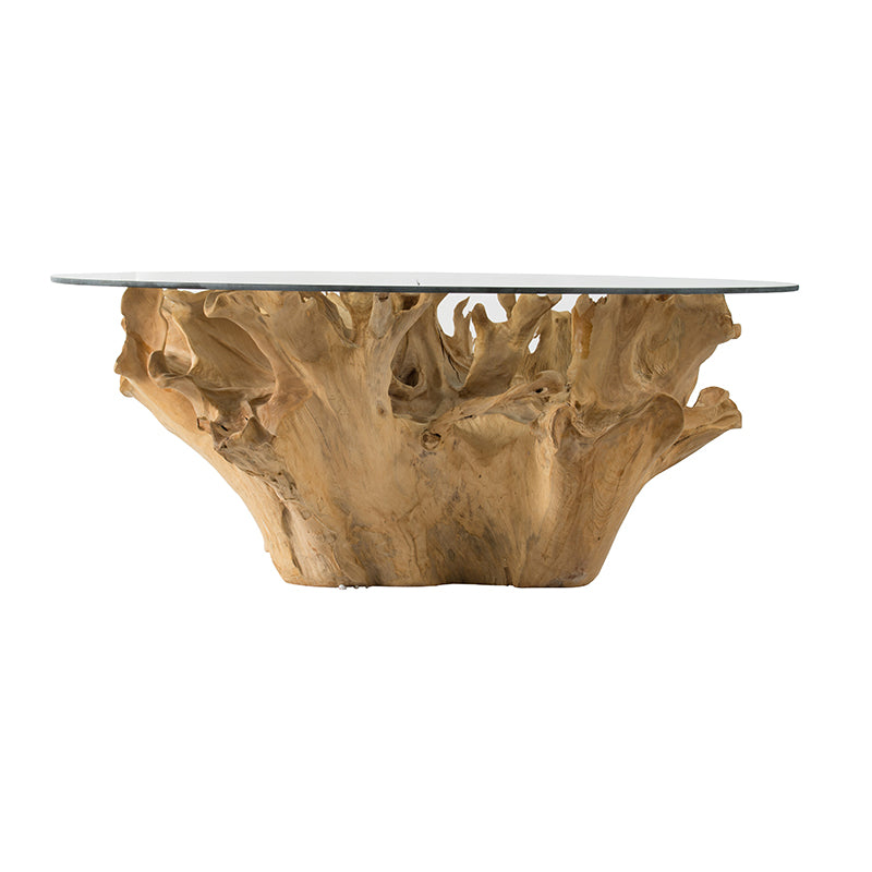 A&B Home Teak Root Coffee Table