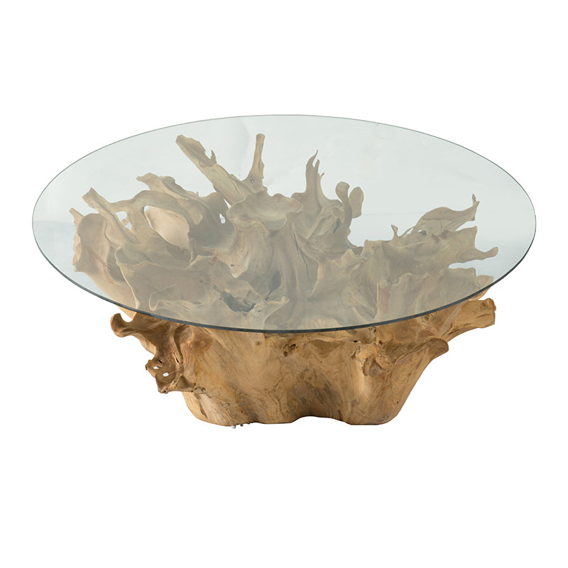 A&B Home Teak Root Coffee Table