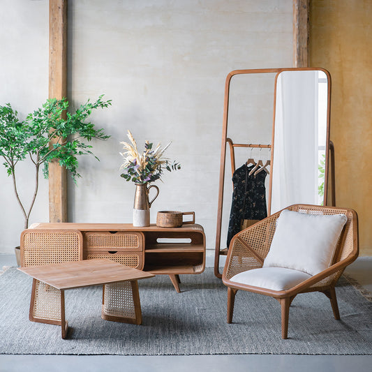 A&B Home Teak Coffee Table