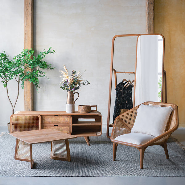 A&B Home Teak Coffee Table