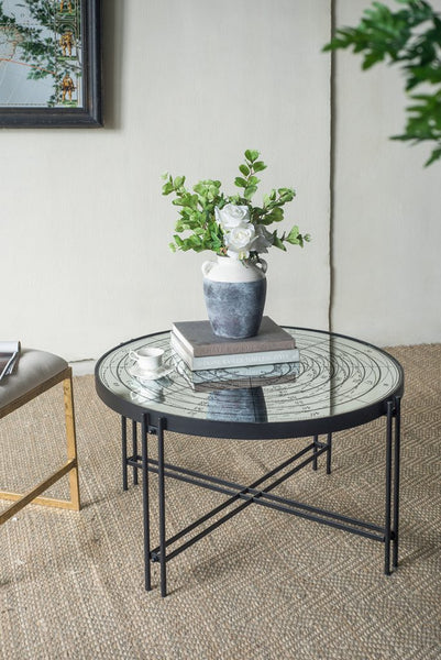 A&B Home Mirror Coffee Table